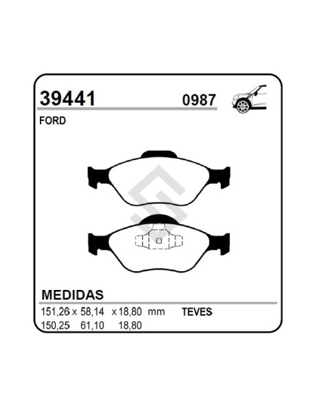 Fd Past. Freno Del. Ecosport 04/...