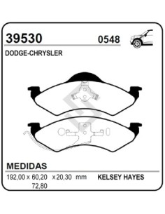 Im Past. Freno Del. Dodge Dakota 98/99 / Durango 98/99