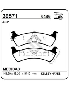 Im Past. Freno Tras. Jeep Grand Cherokee 95/96