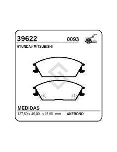 Im Past. Freno Del. Hyundai Accent / Excel-scoupe / Mitsubishi Precis