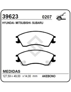 Im Past. Freno Del. Subaru Justy 84/95