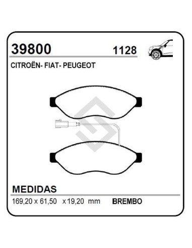 Vr Past.freno Del. Ducato 2.2 D/ Boxer 2.2hdi / Jumper - 06/...