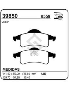 Im Past. Freno Tras. Jeep Grand Cherokee 99/04