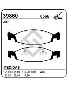 Im Past. Freno Del. Jeep Grand Cherokee 99/...