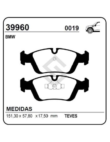 Im Past. Freno Del. Bmw Serie 3 (e36) 90/00 / Z3 / Z4