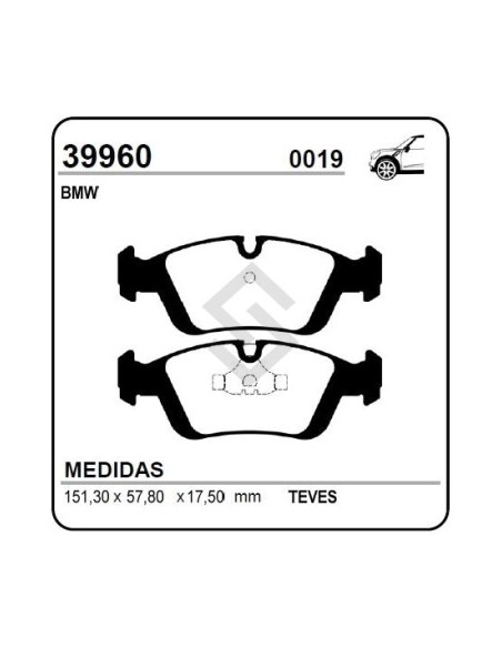 Im Past. Freno Del. Bmw Serie 3 (e36) 90/00 / Z3 / Z4