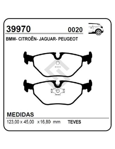 Im Past. Freno Tras. Bmw Serie 3 / Serie 5 / Serie 7 / Z1 / Z3 / Z4 / M3 / M5