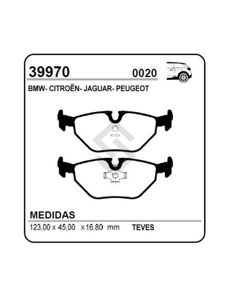Im Past. Freno Tras. Bmw Serie 3 / Serie 5 / Serie 7 / Z1 / Z3 / Z4 / M3 / M5