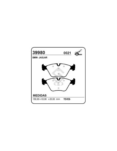 Im Past. Freno Del. Bmw Serie 5 / Serie 7 / M3 / M5 82/94