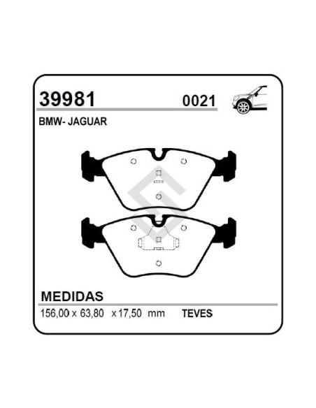 Im Past. Freno Del. Bmw Serie 5 / Serie 7 / M3 / M5 82/94 / Jaguar Xj