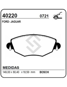 Fd Past. Freno Del. Mondeo 01/... / Jaguar X-type 01/06