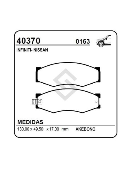 Vr Past. Freno Del. Nissan Pathfinder P.up 720 90/94