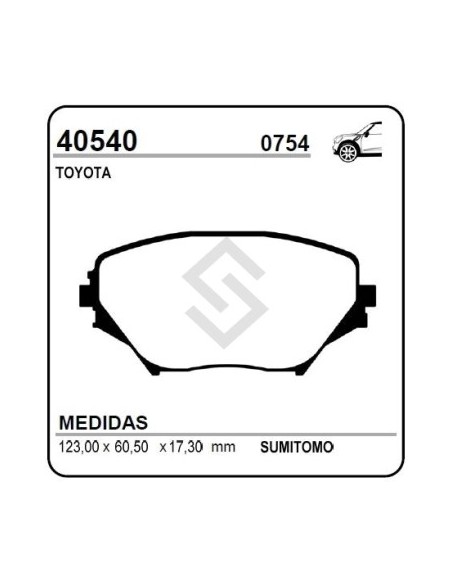Im Past. Freno Del. Toyota Rav4  01/...