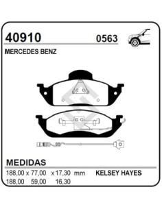 Im Past. Freno Del. M.benz Ml 320 98 - Ml 430 98/...