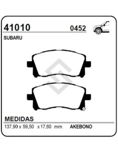 Im Past. Freno Del. Subaru Forester (08/97-09/02) Impreza / Legacy 97/...