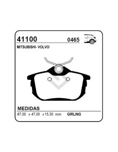 Im Past. Freno Tras. Mitsubishi Carisma / Volvo S-40 95/07
