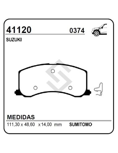 Im Past. Freno Del. Suzuki Baleno 1.3/1.6 16v 1.8