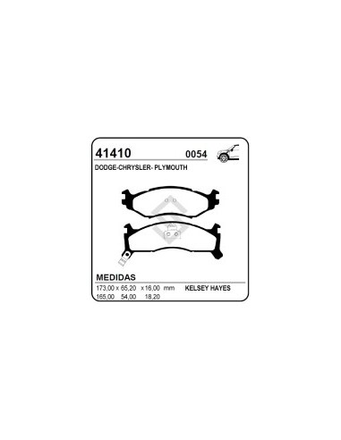 Im Past. Freno Del. Dodge Caravan / Grand Caravan / Daytona / Lebaron 90/94