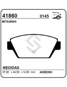 Im Past. Freno Tras. Mitsubishi Eclipse 2.0i 16v 91/95 (d2a)