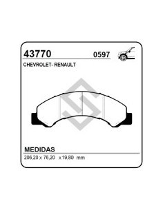 Ch Past. Freno Del. Npr 98/... W4 Serie Camion 98/...