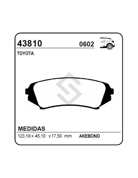 Im Past. Freno Tras. Toyota Lexus Lx470 98/...