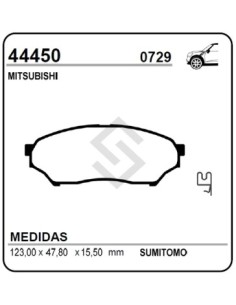 Im Past. Freno Del. Mitsubishi Montero 1.8 01/...