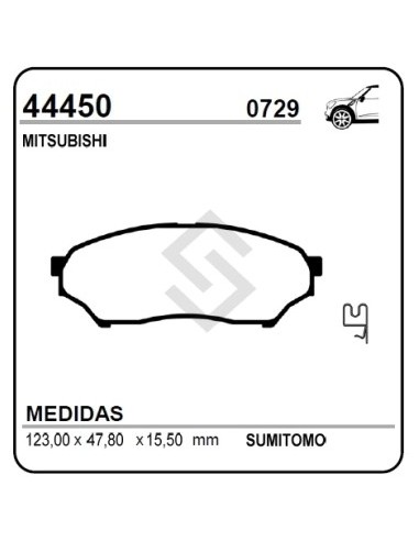 Im Past. Freno Del. Mitsubishi Montero 1.8 01/...