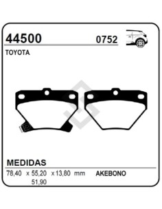 Im Past. Freno Tras. Toyota Corolla 2.4 Td 02/... / Celica Gts 00/...