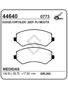 Im Past. Freno Del. Jeep Grand Cherokee / Cherokee 04/...