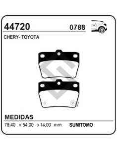 Im Past. Freno Tras. Toyota Rav4 (xa2) 00/... - Chery Tiggo 4x2 / 4x4
