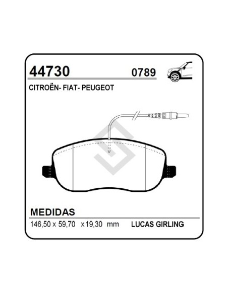 Pg Past. Freno Del. Expert Hdi 04/... P.807 Hdi 02/... C8 02/...