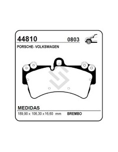 Im Past. Freno Del. Audi Q7 07/... Porsche Cayenne 3.2 / 4.5 - Vw Touareg (aro 18) .../02