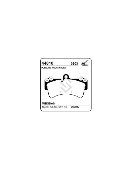 Im Past. Freno Del. Audi Q7 07/... Porsche Cayenne 3.2 / 4.5 - Vw Touareg (aro 18) .../02