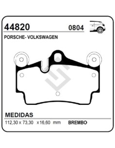 Im Past. Freno Tras. Porsche Cayenne 3.2 / 4.5  .../02  -  Vw Touareg 02/...