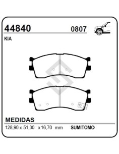 Im Past. Freno Del. Kia Sportage / Carens 1.8 99/...