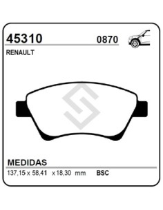 Rt Past. Freno Del. Laguna Ii / Megane Ii / Scenic Ii  02/...