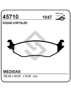 Im Past. Freno Tras. Dodge Ram 1500 15/... Hemi 5.7 V8