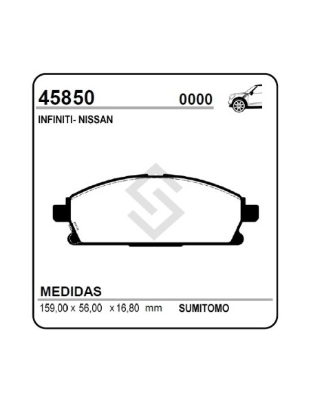 Im Past. Freno Del. Nissan Pathfinder 01/04