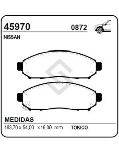 Im Past. Freno Del. Nissan Frontier / Pathfinder / X-terra