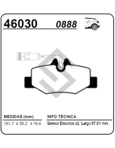 Im Past. Freno Tras. M.benz Viano/vito 03/...