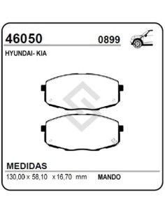 Im Past. Freno Del. Hyundai I30 07/... - Kia Carens Ii 02/...