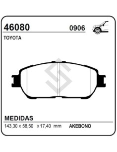 Im Past. Freno Del. Toyota  Avalon Iii / Camry Vi / Estima / Previa / Sienna / Tacoma / Tarago