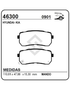 Im Past. Freno Tras. Hyundai Veracruz 07/... - Kia Karnival Iii Sedona 06/...
