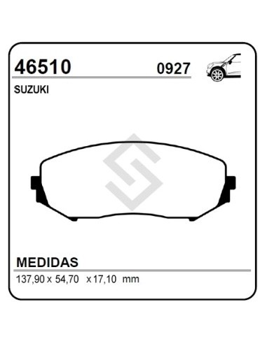 Im Past. Freno Del. Suzuki Grand Vitara Jiii - Xl 7 06/...