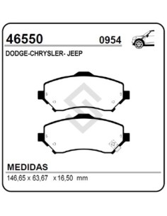 Im Past. Freno Del. Dodge Journey 2.7 V6 08/... Town & Country 11/... Caravan 07/... Voyager 2.8/3.3 07/...