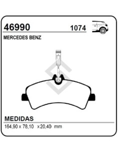 Im Past. Freno Tras. Sprinter 515 Ii 12/...