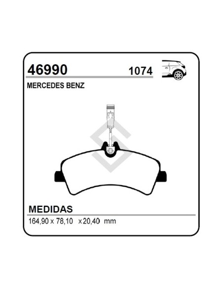 Im Past. Freno Tras. Sprinter 515 Ii 12/...
