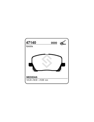 Im Past. Freno Del. Toyota Avensis Verso 01/...