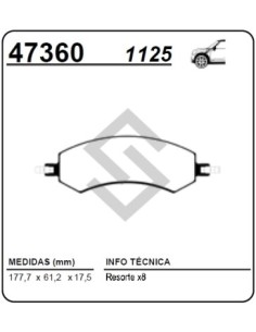Im Past. Freno Del. Dodge Ram 1500 06/11 - Aspen 07/09 - Dakota 05/11 - Mitsubishi Raider 06/10