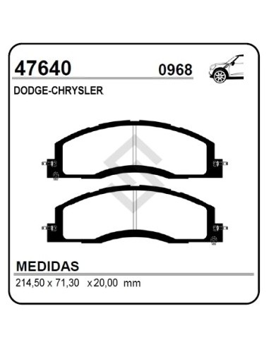 Im Past. Freno Del. Dodge Ram 2500/3500 09/...